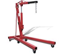 Gru idraulica pieghevole per officina 2 ton 88,2 kg