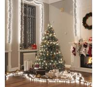 vidaXL Gruppo Stringa LED con 1000 Luci LED Bianco Freddo 11 m in PVC