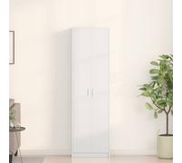 vidaXL Guardaroba con porta Bianco 55 x 25 x 189 cm Legno multistrato