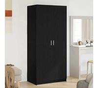 vidaXL Guardaroba con porta Nero 80 x 51 x 180 cm Legno multistrato