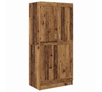 vidaXL Guardaroba Legno vecchio 82.5 x 51.5 x 180 cm Legno multistrato