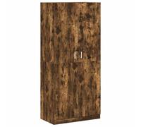 vidaXL Guardaroba Rovere Fumato 90x52x200 cm Legno di ingegneria