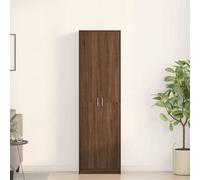 vidaXL Guardaroba Rovere marrone 55 x 25 x 189 cm Legno multistrato