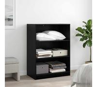 vidaXL Guardaroba Rovere nero 77 x 48 x 102 cm Legno ingegnerizzato