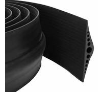 vidaXL Guarnizione per pavimento del garage 155 x 28 mm 6 m Gomma EPDM