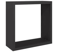vidaXL Rastrelliera per Legna da Ardere Nera 100x40x100 cm in Acciaio
