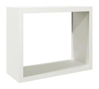 vidaXL Rastrelliera per Legna da Ardere Bianca 100x40x80 cm in Acciaio