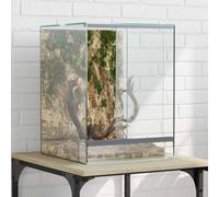 vidaXL Habitat per rettili e anfibi Bianco 30 x 30 x 40 cm Vetro
