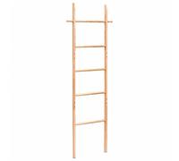 vidaXL Scala Porta Asciugamani 170 cm in Legno Massello di Noce