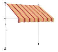 vidaXL Tenda retrattile manuale Multicolore 300 x 115 x 300 cm