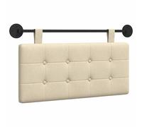 vidaXL Parte anteriore sospesa in tessuto, elegante testiera sospesa per camera da letto, moderna e salvaspazio, imbottita e montata a parete