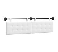 vidaXL Parte anteriore sospesa in tessuto, elegante testiera sospesa per camera da letto, moderna e salvaspazio, imbottita e montata a parete
