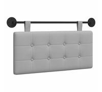 vidaXL Parte anteriore sospesa in tessuto, elegante testiera sospesa per camera da letto, moderna e salvaspazio, imbottita e montata a parete