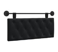 vidaXL Hangend hoofdbord Zwart Fluweel