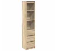 vidaXL Credenza Rovere Sonoma 37,5x35x180 cm in Legno Multistrato