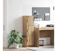 vidaXL Highboard rovere artigianale 31,5 x 32 x 124 cm