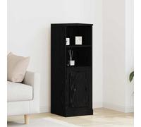 vidaXL Highboard Rovere Nero 36 x 35.5 x 103.5 cm Legno multistrato