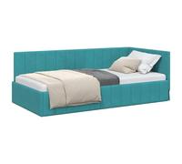 vidaXL Struttura letto per la camera da letto. Design moderno, angolo in velluto. Perfetta per un tocco contemporaneo e morbido al tatto. È stilosa e minimalista.