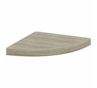 vidaXL Scaffale Angolare a Parete Rovere 35x35x3,8 cm in MDF