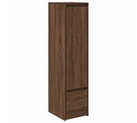vidaXL Credenza Rovere Marrone 29,5x34x119,5 cm in Legno Multistrato