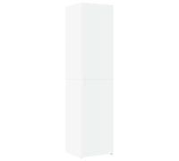 vidaXL Credenza Bianca 45x42,5x185 cm in Legno Multistrato, credenza Alta, Mobile Contenitore, Mobile Alto, Mobile, credenza Laterale, Mobile Buffet
