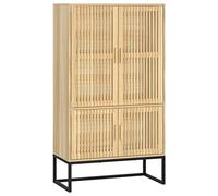 vidaXL Credenza 70x35x125 cm in Legno Multistrato, mobiletto, Madia, Mobile da Soggiorno, armadietto, Mobile portaoggetti, Mobile da Salotto