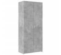 vidaXL Credenza Alta Grigio Cemento 80x42,5x185 cm in Legno Multistrato
