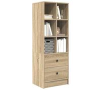 vidaXL Credenza con cassetto Rovere Sonoma 45,5 x 34 x 127 cm, Ampio Spazio, Mobile Alto Rettangolare, Chic per Il Soggiorno, armadietto Funzionale, Design Minimalista
