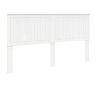 vidaXL Testiera con testiera Bianco 180 cm Legno Multistrato, Accenti Eleganti per la Camera, Accessori Moderni, Zona Notte stilosa, Design Contemporaneo, Ambiente Confortevole