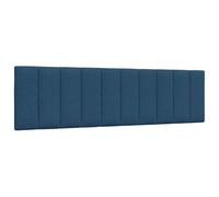vidaXL Cuscino Testiera Blu 180 cm in Tessuto
