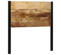 vidaXL Hoofdeinde 100 cm massief hout mango en ijzer