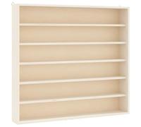 vidaXL Teca da Collezione in Legno con 6 Ripiani 60x8,5x55 cm, vetrina a Parete, vetrina a Parete, vetrina montabile a Parete, vetrina da Parete