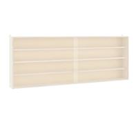 vidaXL Teca da Collezione in Legno con Porte 100x8,5x37 cm, vetrina a Parete, vetrina a Parete, vetrina montabile a Parete, vetrina da Parete