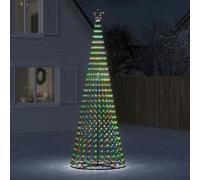 vidaXL Illuminazione Albero di Natale a Cono 688LED Colorato 300cm