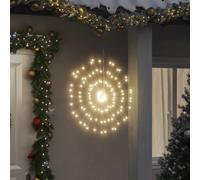vidaXL Illuminazione di Natale Galassia 140 LED Bianco Caldo 17 cm