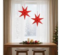 vidaXL Illuminazione Natalizia RAAHE 2 pz 10 LED Bianco caldo