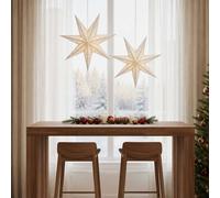 vidaXL Illuminazione Natalizia RAAHE 2 pz 10 LED Bianco caldo