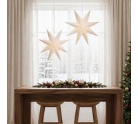 vidaXL Illuminazione Natalizia RAAHE 2 pz 10 LED Bianco caldo