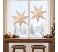 vidaXL Illuminazione Natalizia RAAHE 2 pz 10 LED Bianco caldo