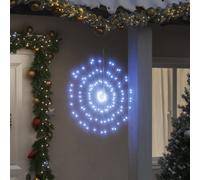 vidaXL Illuminazioni di Natale Galassia 140 LED 2pz Bianco Freddo 17cm