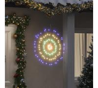 vidaXL Illuminazioni di Natale Galassia 140 LED 4pz Multicolore 17 cm