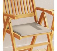 vidaXL Imbottitura per Seduta Giardino 2pz Tortora 45x45x2 cm Quadrata