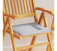 vidaXL Imbottitura per Seduta Giardino 4pz Grigio Chiaro 45x45x2 cm
