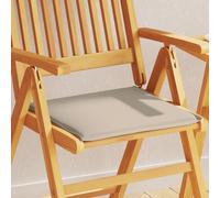 vidaXL Imbottitura per Seduta Giardino 4pz Tortora 45x45x2 cm Quadrato