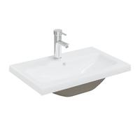 vidaXL Lavabo da Incasso con Rubinetto 61x39x18 cm in Ceramica Bianco