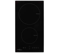 Piano Cottura 50786 a Induzione 2 Zone di Cottura da 28.8 cm Colore Nero