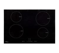 vidaXL Induktionskochfeld mit 4 Platten Touch Control Glas 77cm 7000 W
