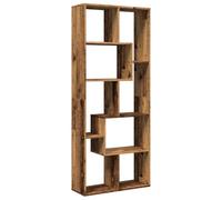 vidaXL Libreria divisorio Legno Antico in truciolato 67x25x161,5 cm