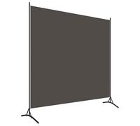 vidaXL Kamerscherm met 1 paneel 175x180 cm antraciet
