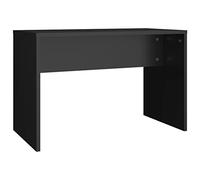 vidaXL Sgabello da toeletta in legno multistrato Nero 70x35x45 cm